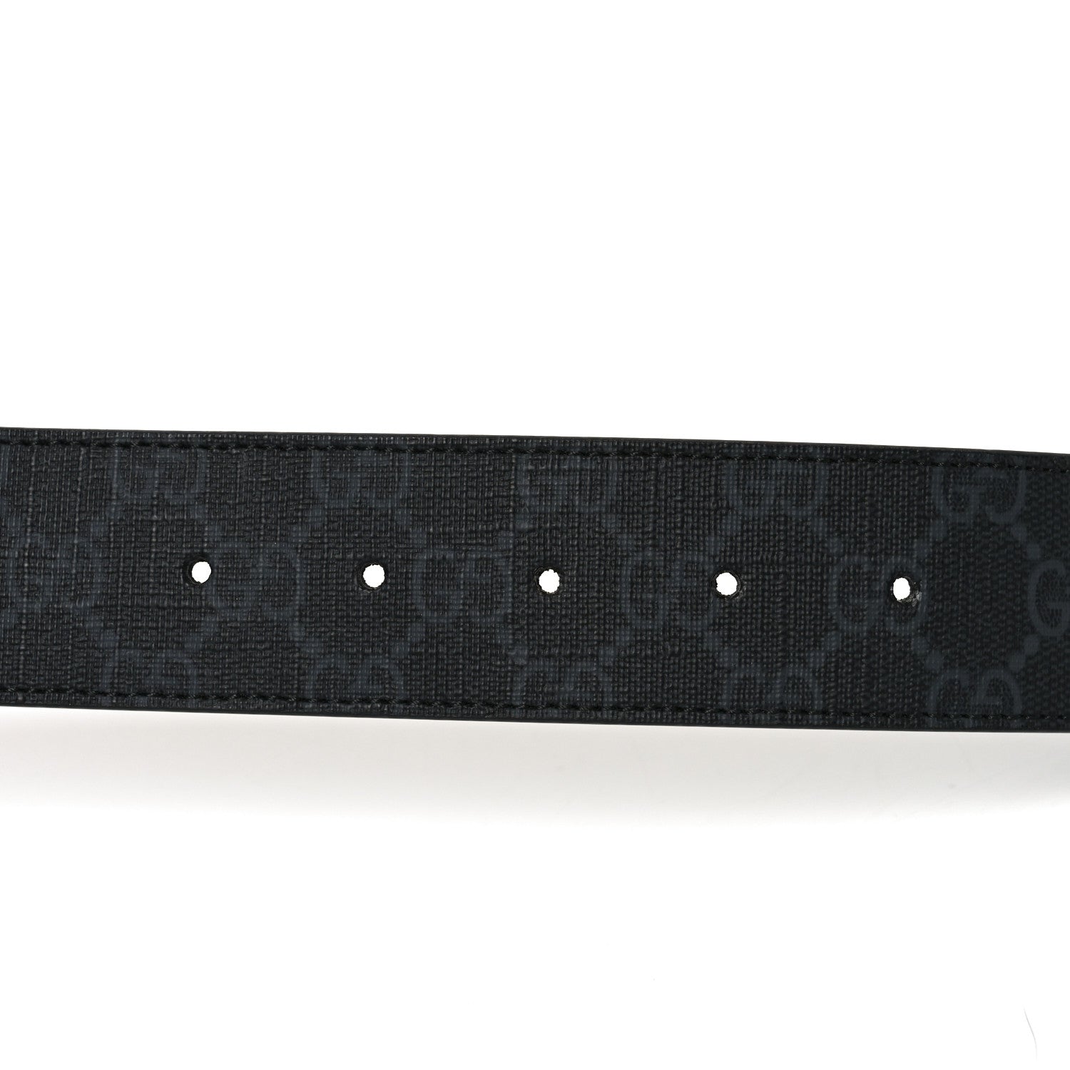 Gucci GG Supreme Monogram Blondie 40mm Belt 85 34 Black 4 of 5