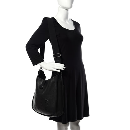 Hermes Taurillon Clemence Evelyne III GM Black 2 of 10