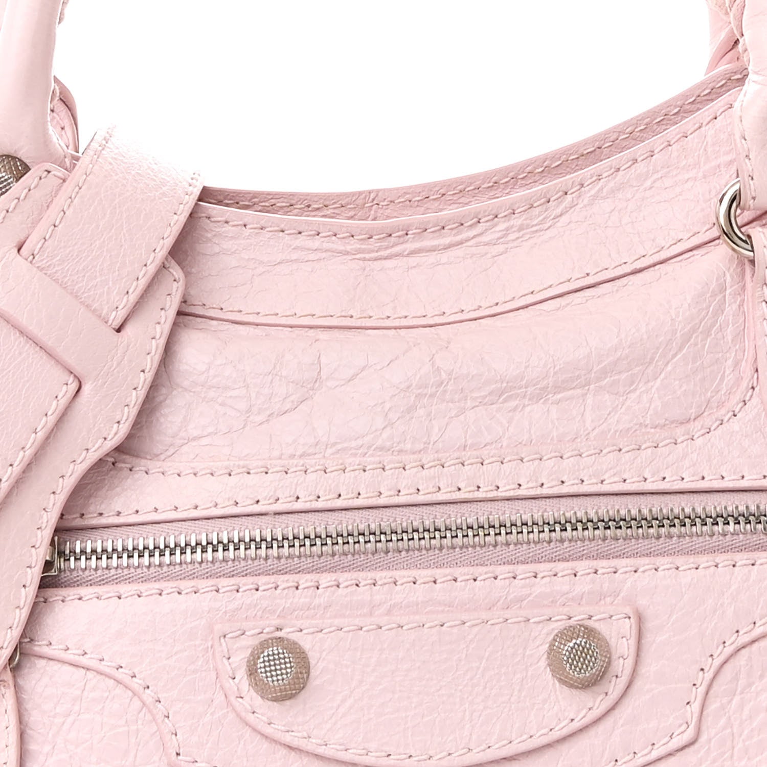 Balenciaga Agneau Giant 12 Silver Hardware City Rose Poudre Rose Petunia 9 of 11