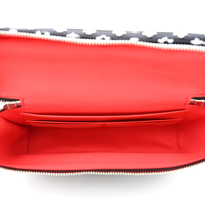 Christian Louboutin Canvas Calfskin Degrade Loubinthesky Kypipouch Messenger Bag Black Silver 5 of 9