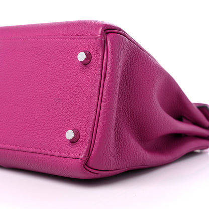 Hermes Togo Kelly Retourne 28 Rose Pourpre 9 of 12