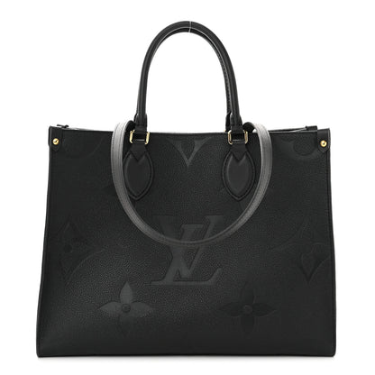 Louis Vuitton Empreinte Monogram Giant Onthego MM Black 1 of 10