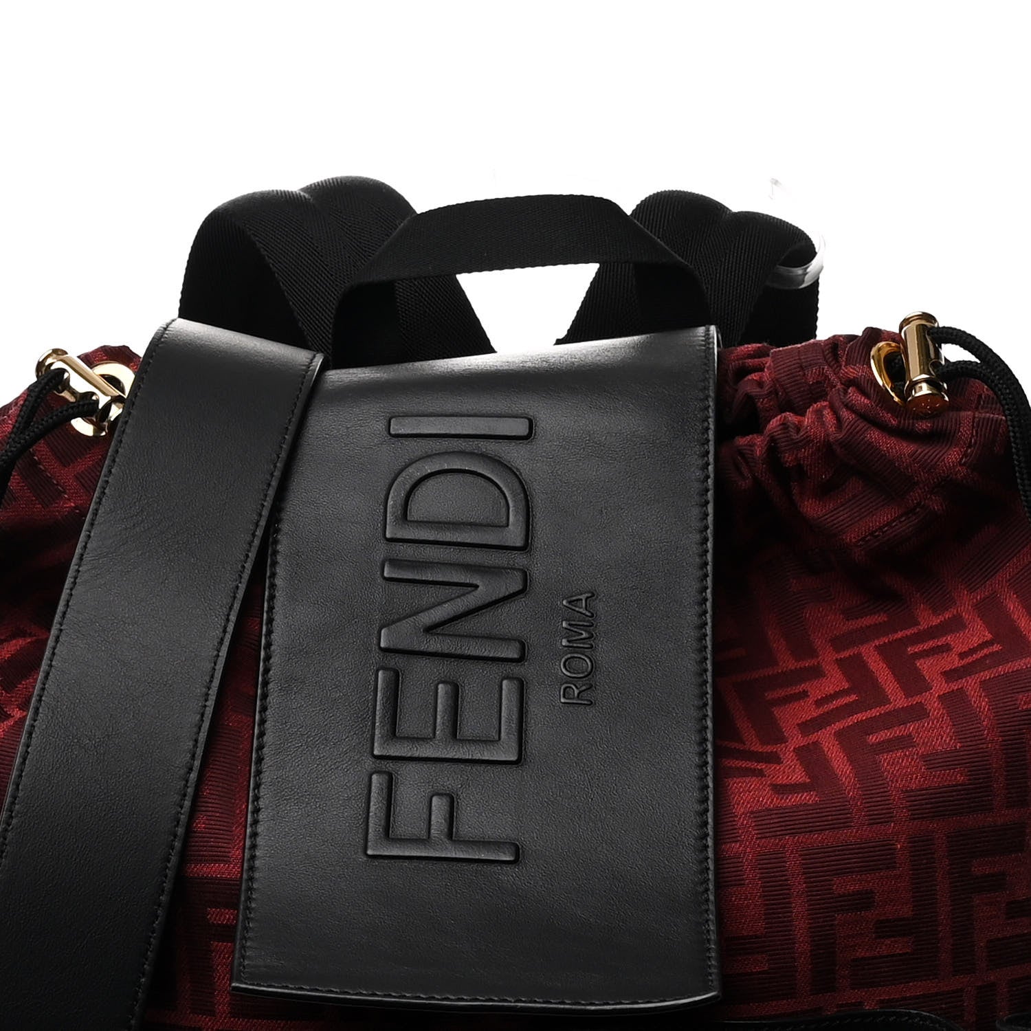 Fendi Recycled Fabric Jacquard Vitello Grace FF 1974 Large Fendi