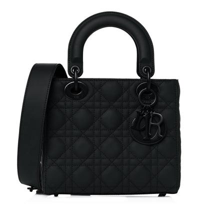 Christian Dior Ultra Matte Calfskin Cannage Small My ABCDior Lady Dior Black 1 of 19