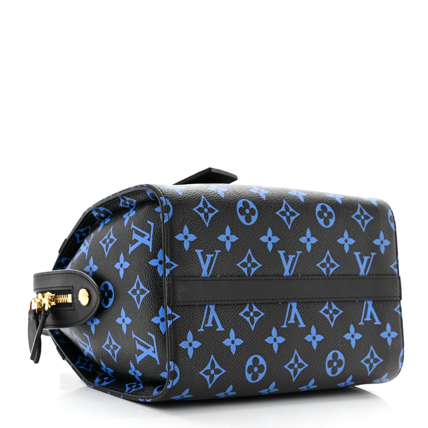 Louis Vuitton Colored Monogram Speedy Amazon PM Blue Black 4 of 9