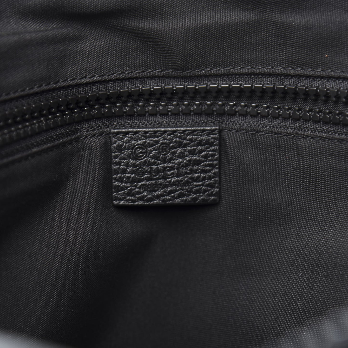 Nylon Monogram Medium Flat Messenger Bag Black