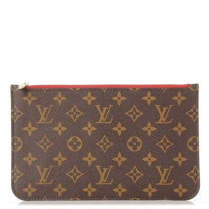 Louis Vuitton Monogram Neverfull MM GM Pochette Cherry 1 of 8