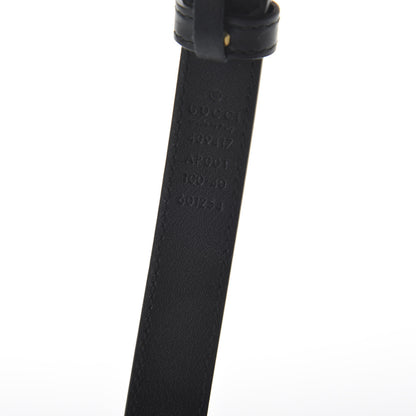 Gucci Calfskin Double G 20mm Belt 100 40 Black 5 of 6