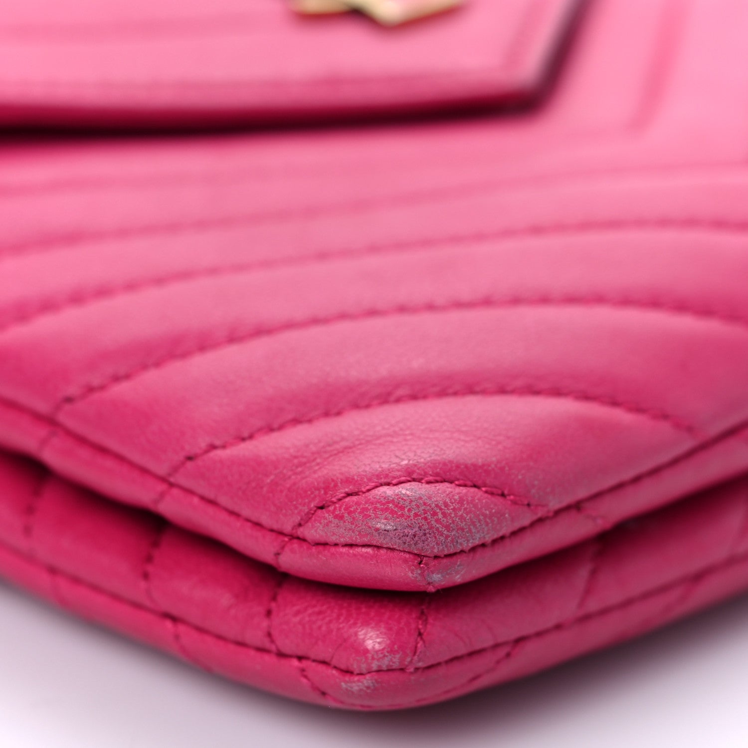 Saint Laurent Lambskin Quilted Double Flap Bag Pink 8 of 13