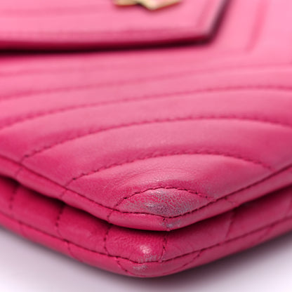Saint Laurent Lambskin Quilted Double Flap Bag Pink 8 of 13