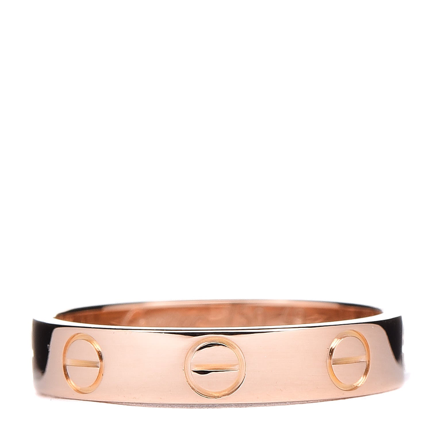 Cartier 18K Pink Gold 3.5mm LOVE Wedding Band Ring 49 4.75 1 of 4