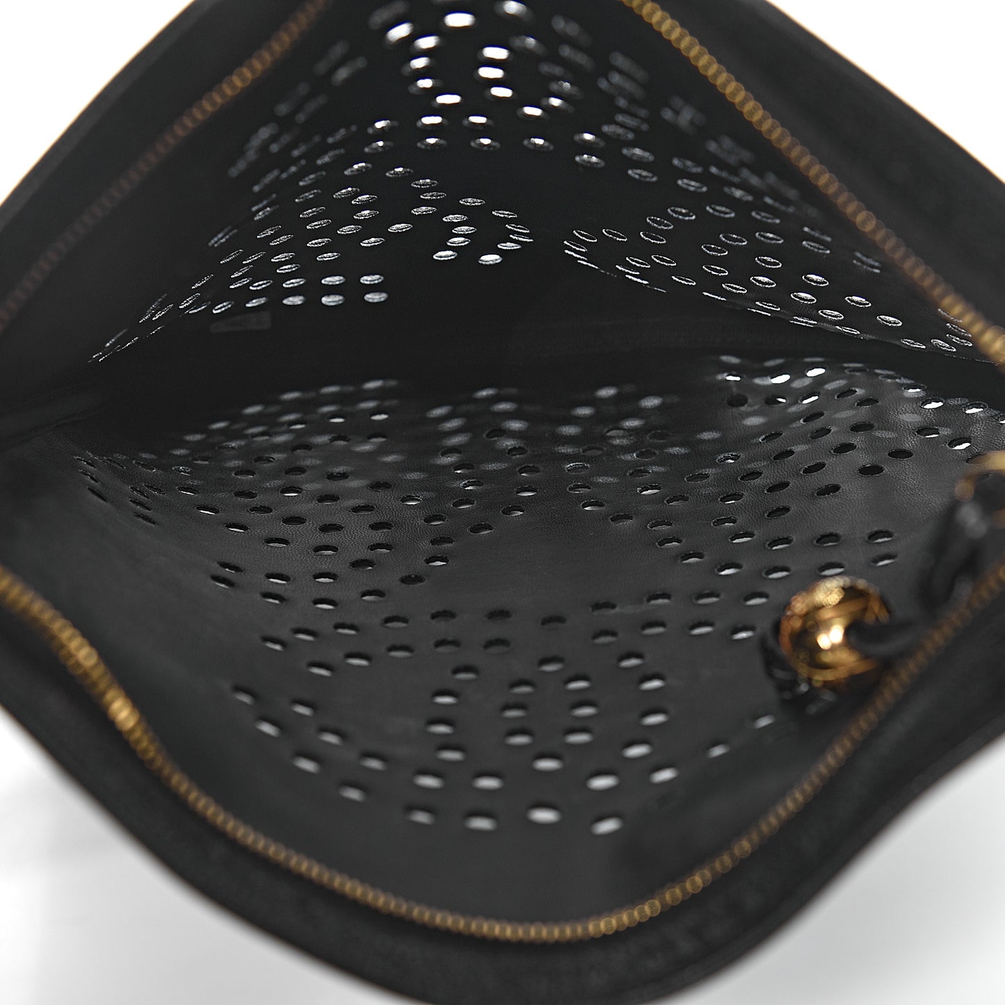 Caviar Perforated CC Tote Black