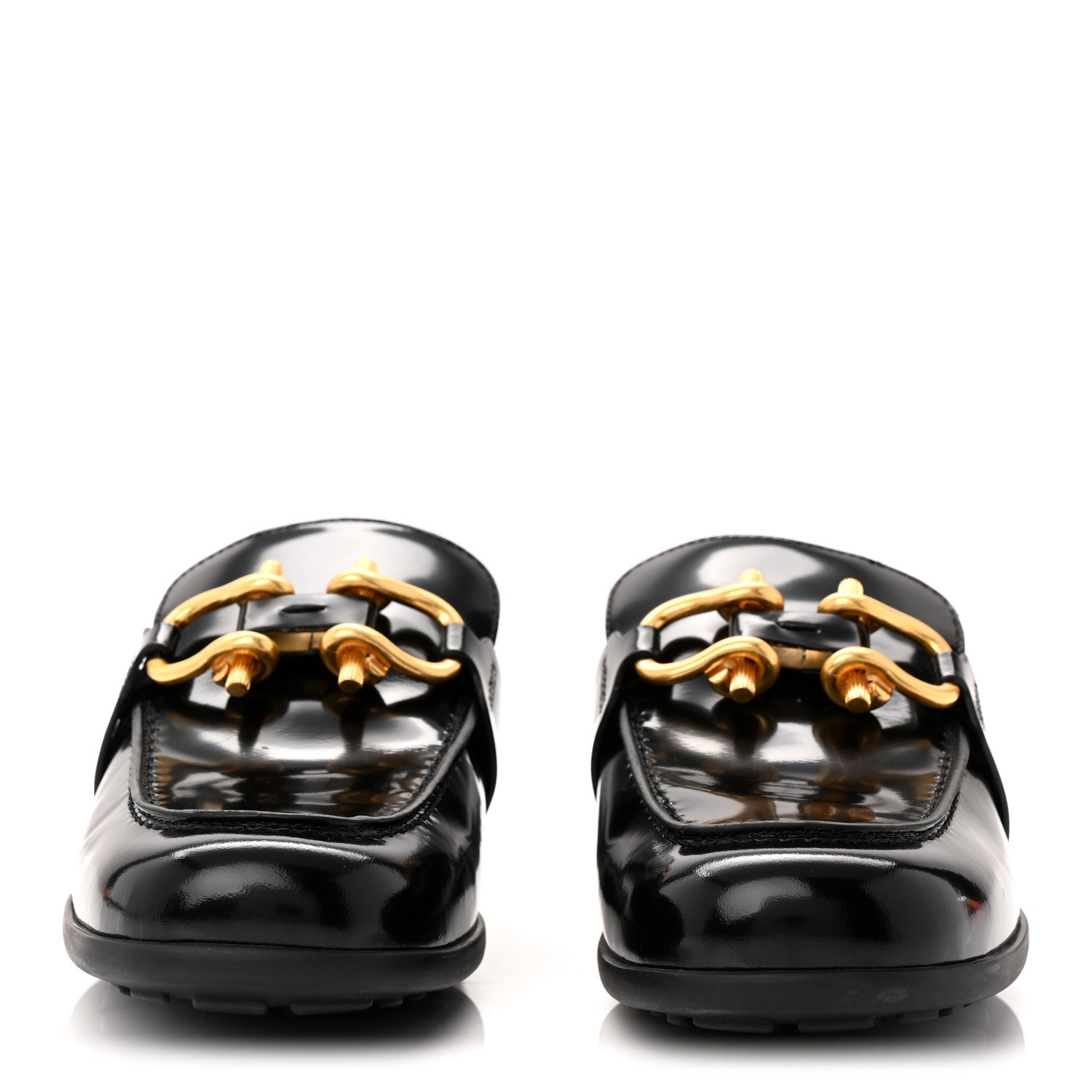 Bottega Veneta Calfskin Monsieur Loafers 37.5 Black 2 of 9