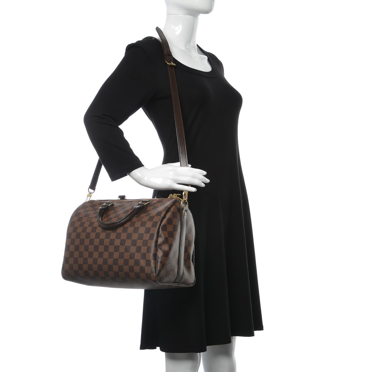 Damier Ebene Speedy Bandouliere 30