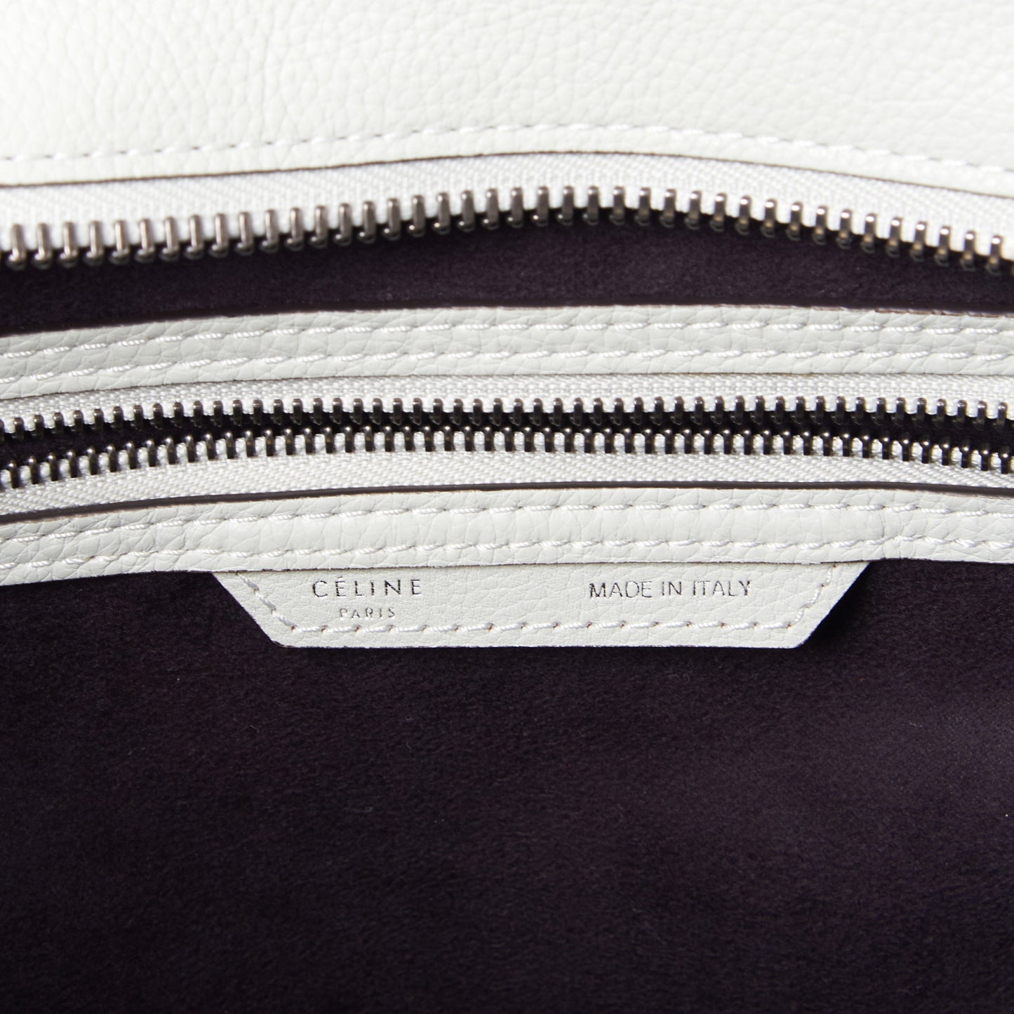 Drummed Calfskin Mini Luggage Lune