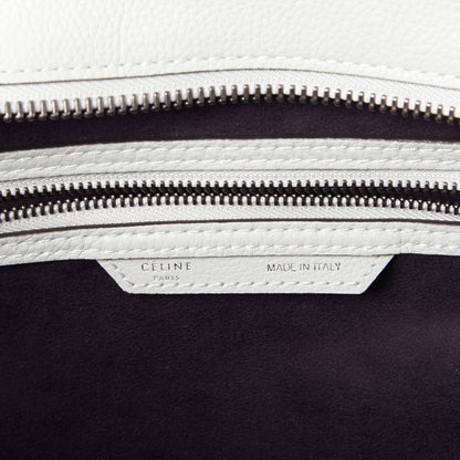 Celine Drummed Calfskin Mini Luggage Lune 8 of 9