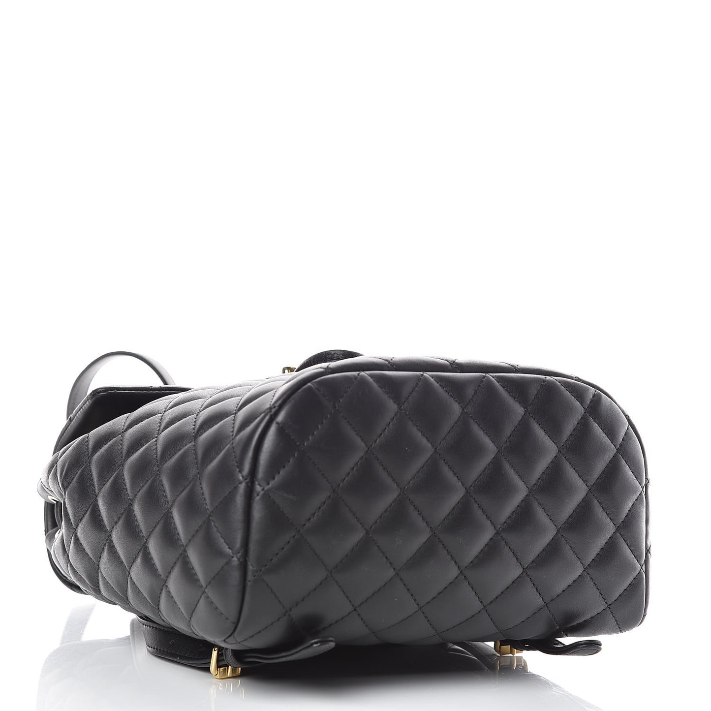 Lambskin Quilted Small Urban Spirit Backpack Black
