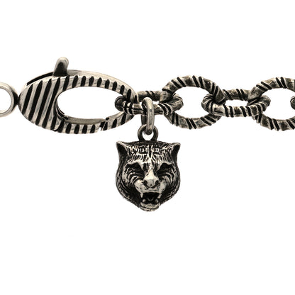 Gucci Sterling Silver Double G Flower Statement Necklace 4 of 5