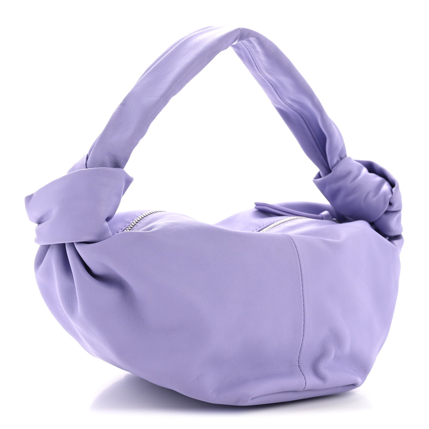 Bottega Veneta Nappa Mini Double Knot Hobo  Lavender 3 of 10