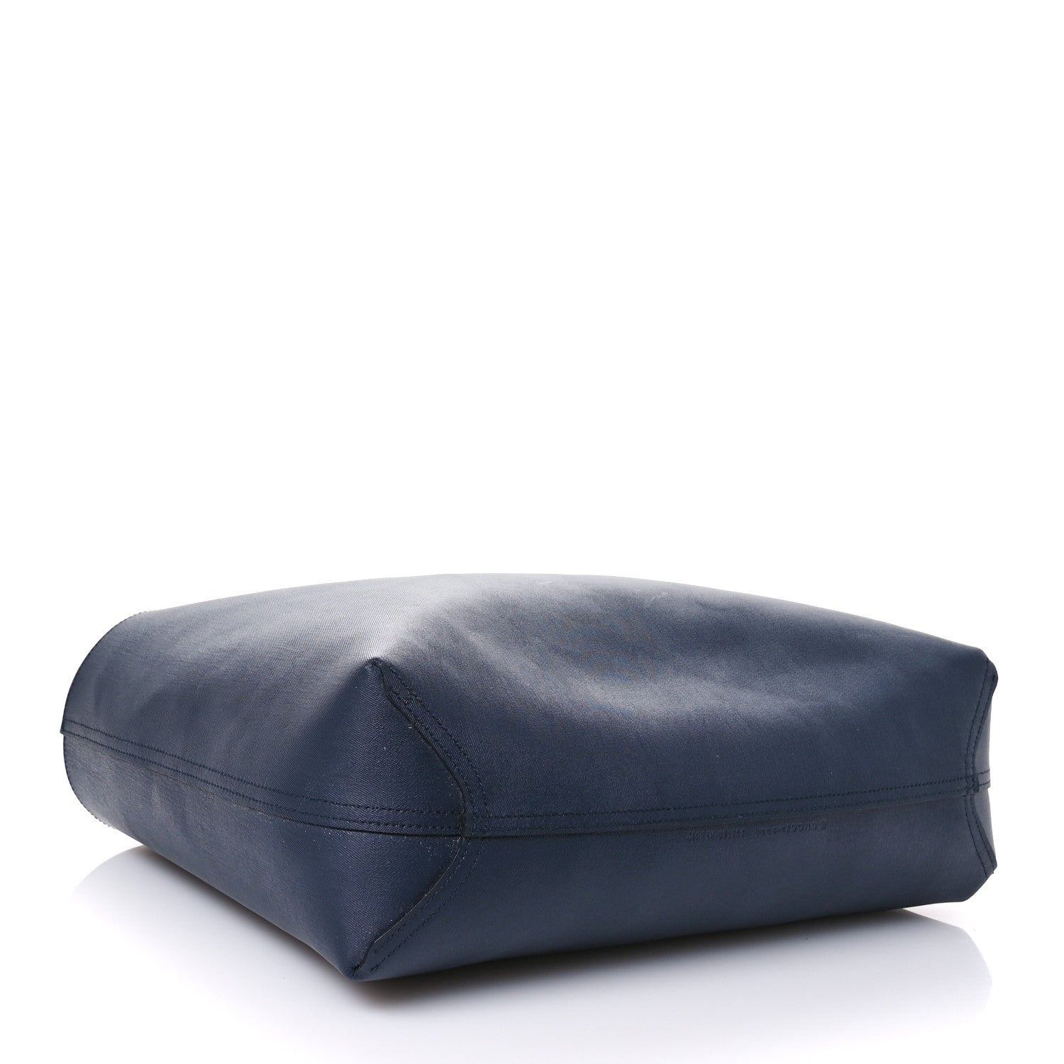 Gucci GG Supreme Monogram Blooms Medium Reversible Tote Beige Blue Navy 13 of 16