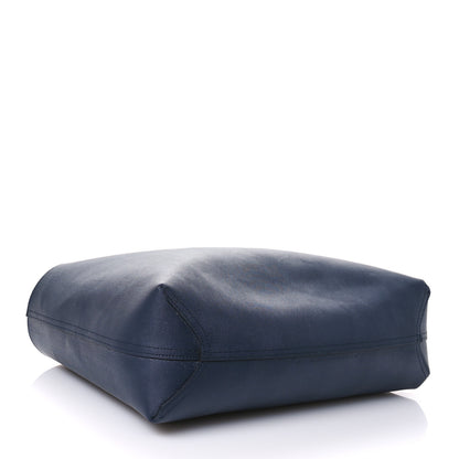 Gucci GG Supreme Monogram Blooms Medium Reversible Tote Beige Blue Navy 13 of 16