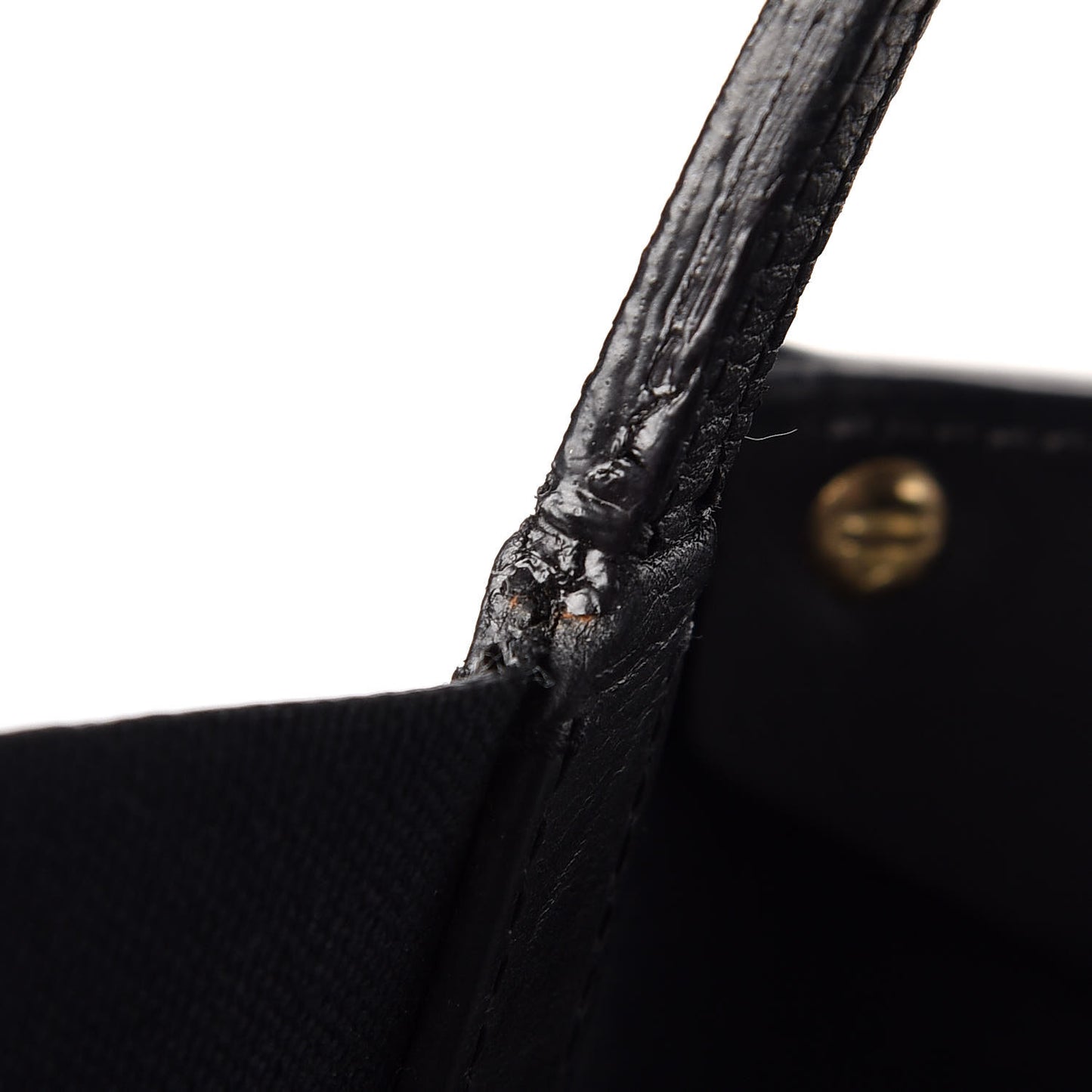 Textured Coated Canvas Favelas Large Antigona Tote Black