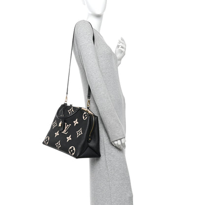 Louis Vuitton Empreinte Monogram Giant Petit Palais Black Beige 2 of 10