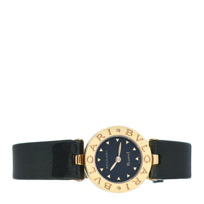 Bulgari 18K Yellow Gold Calfskin 22mm B.Zero1 Quartz Watch Black 2 of 5
