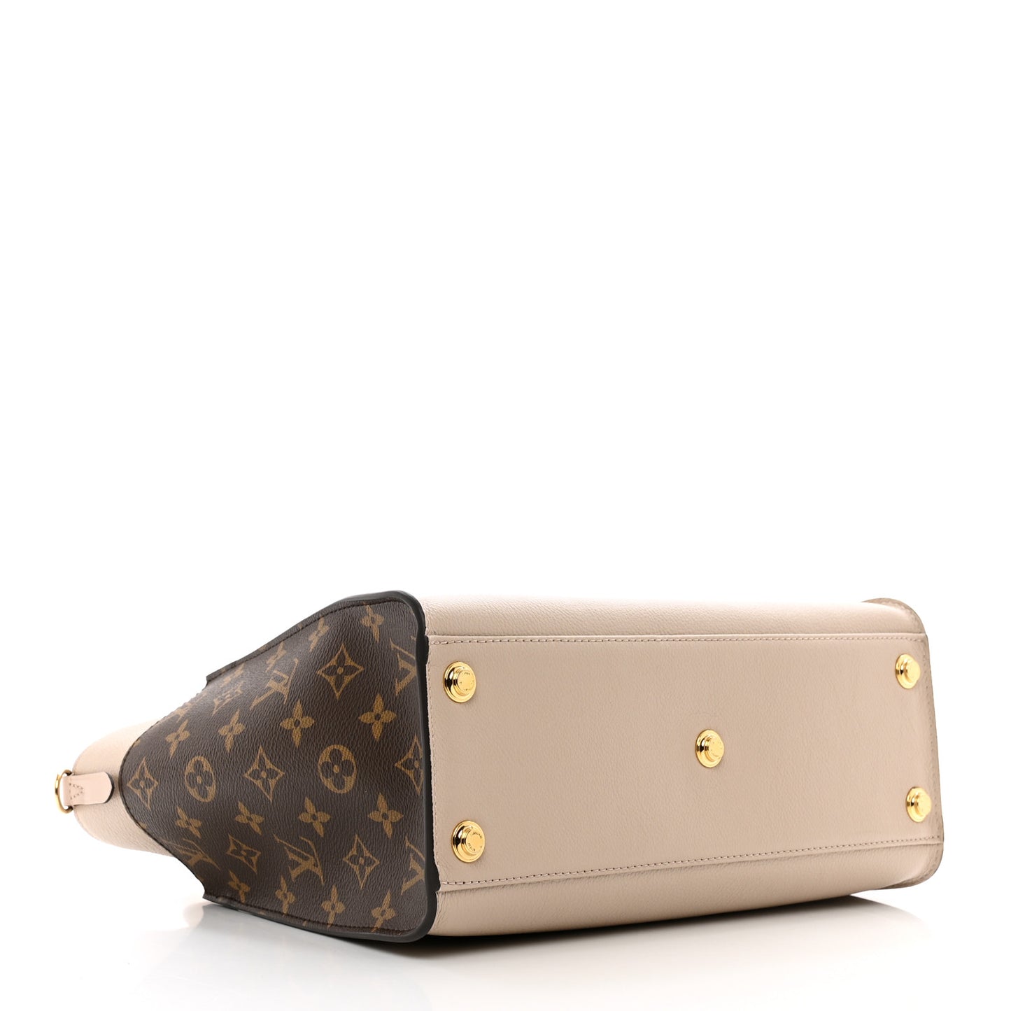 Calfskin Monogram On My Side Greige