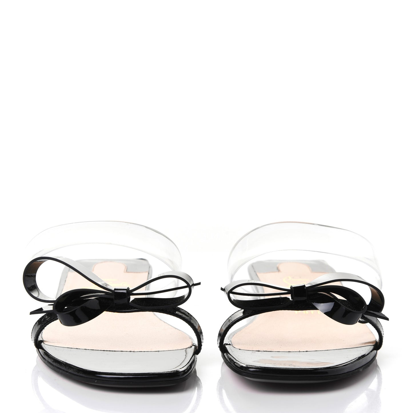 Patent PVC Just Nodo Flat 38.5 Black