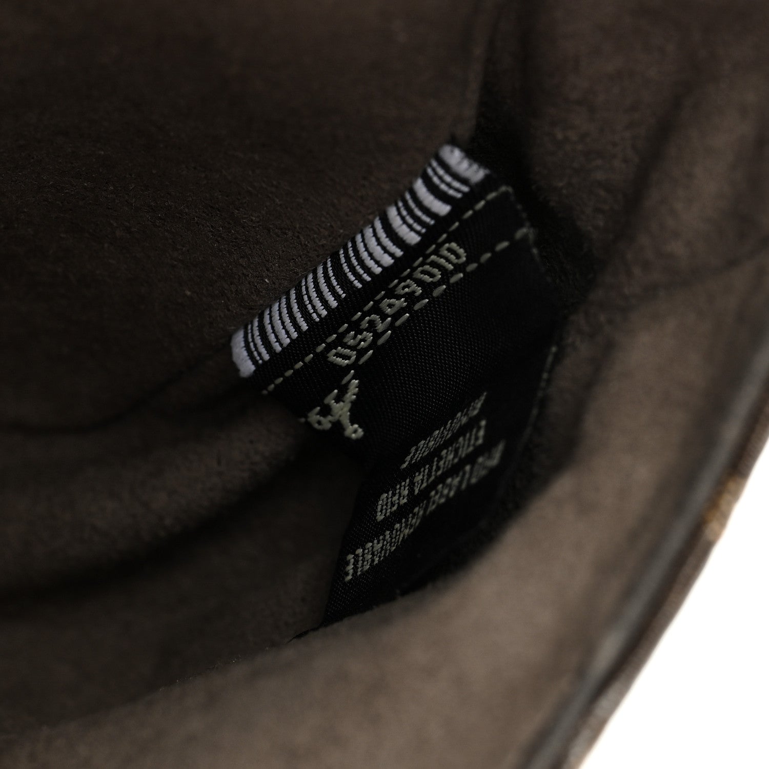 Fendi Glazed Fabric Vitello Century FF 1974 Stamp Patch Mini Double F Crossbody Bag Mogano Panna Black 7 of 11