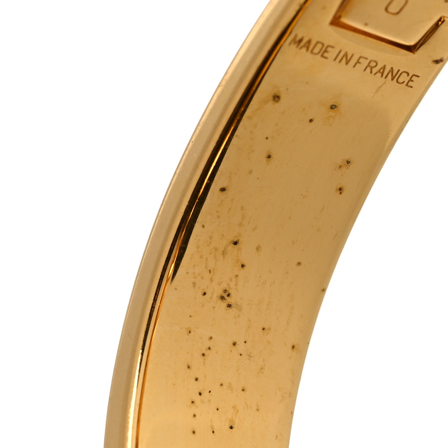 Narrow Enamel Clic Clac H Bracelet PM Bleu Drapeau