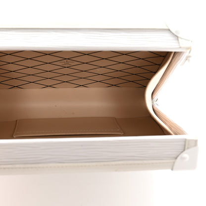 Louis Vuitton Epi Monochrome Petite Malle White 5 of 16