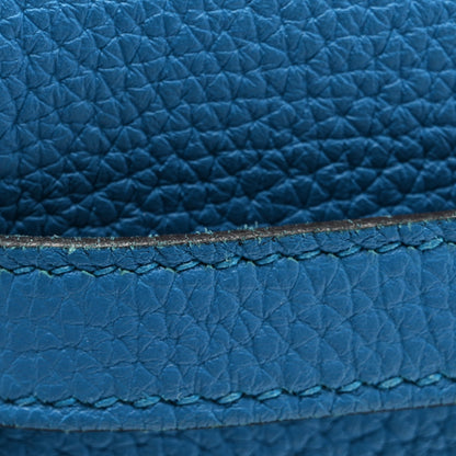 Hermes Togo Kelly Retourne 25 Bleu Zanzibar 13 of 14