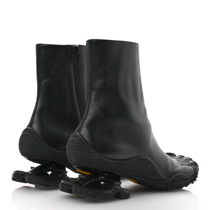 Balenciaga Soft Leather Toe Suspension Booties 39 Black 5 of 9