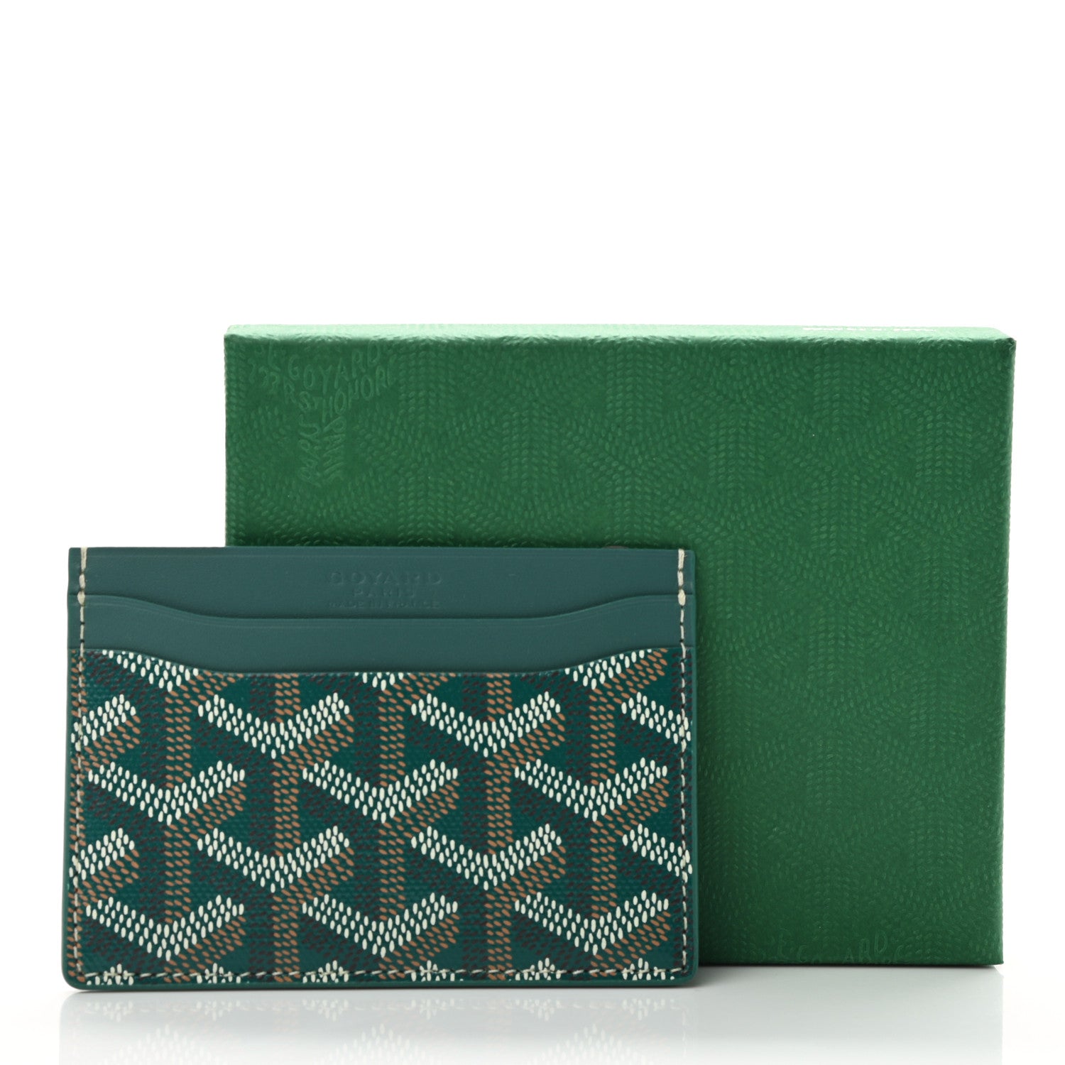 Goyard Goyardine Saint Sulpice Card Holder Green 6 of 6