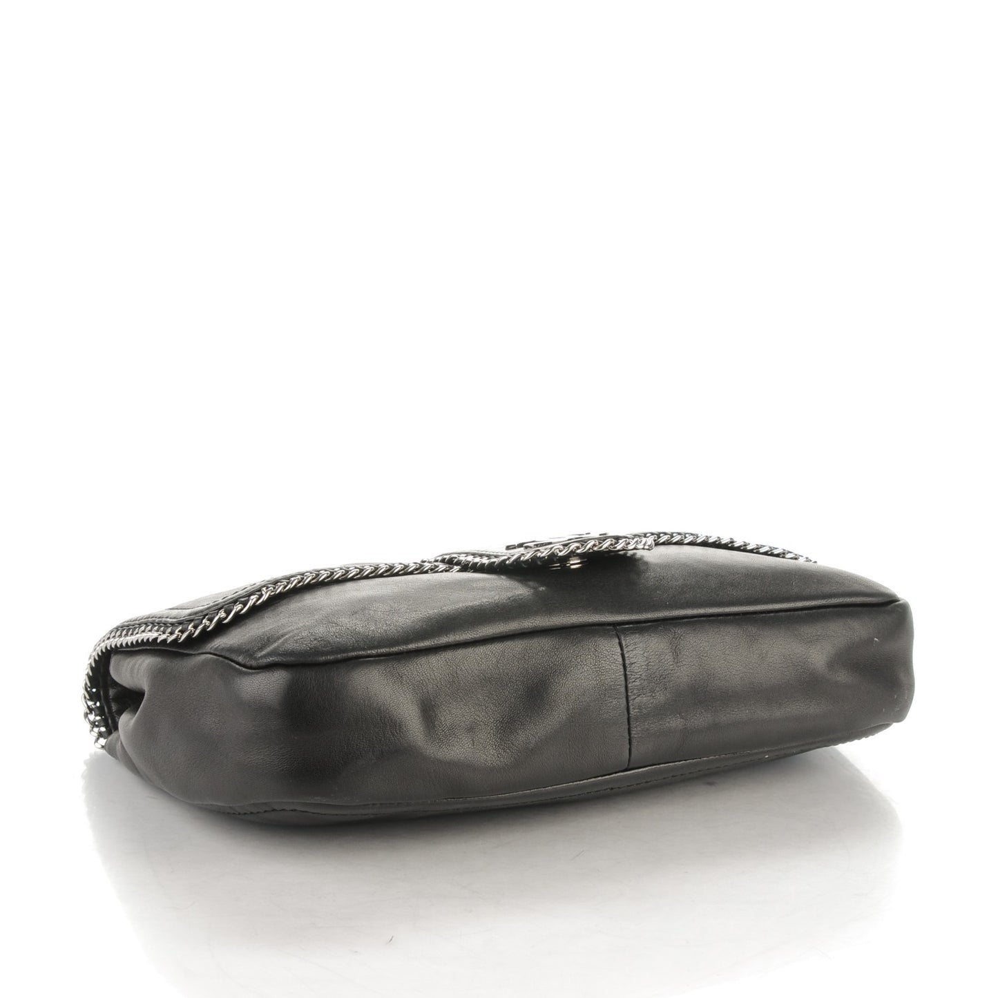Lambskin Large Madison Flap Black