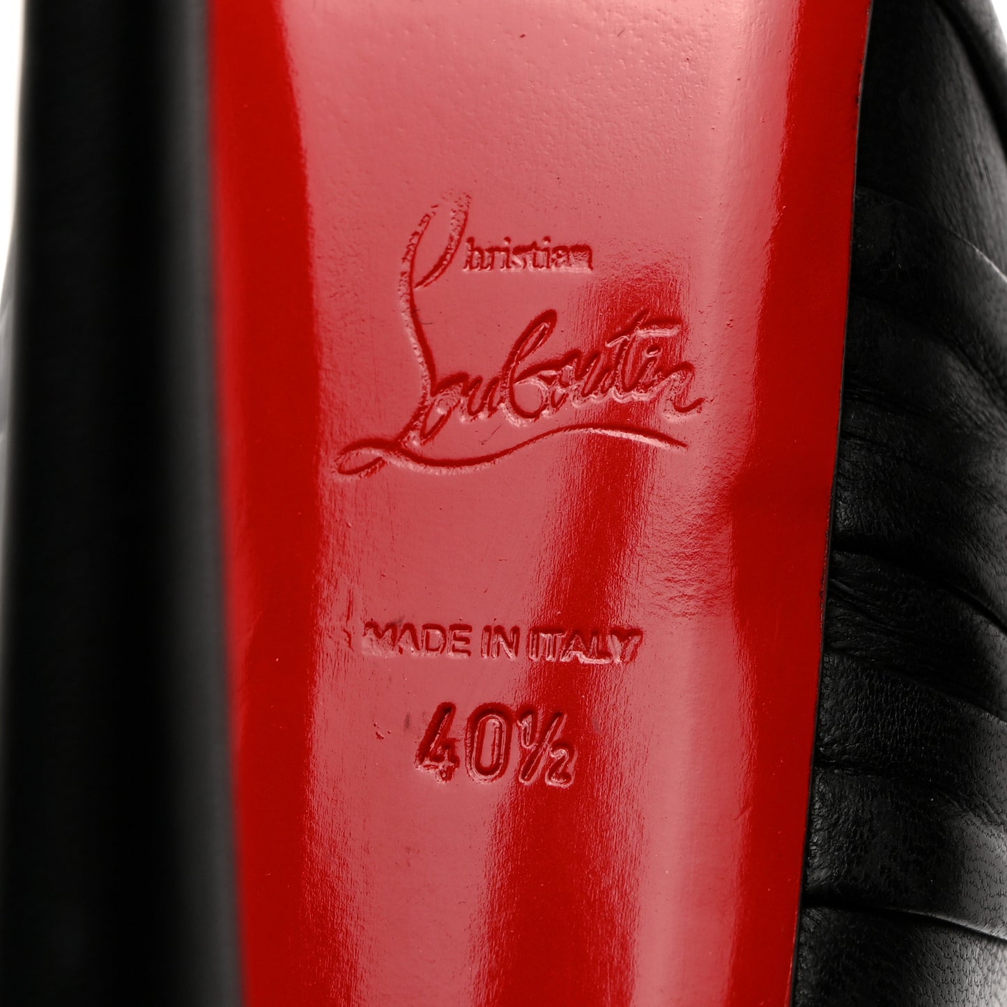 Calfskin Miss Benin 160 Pumps 40.5 Black