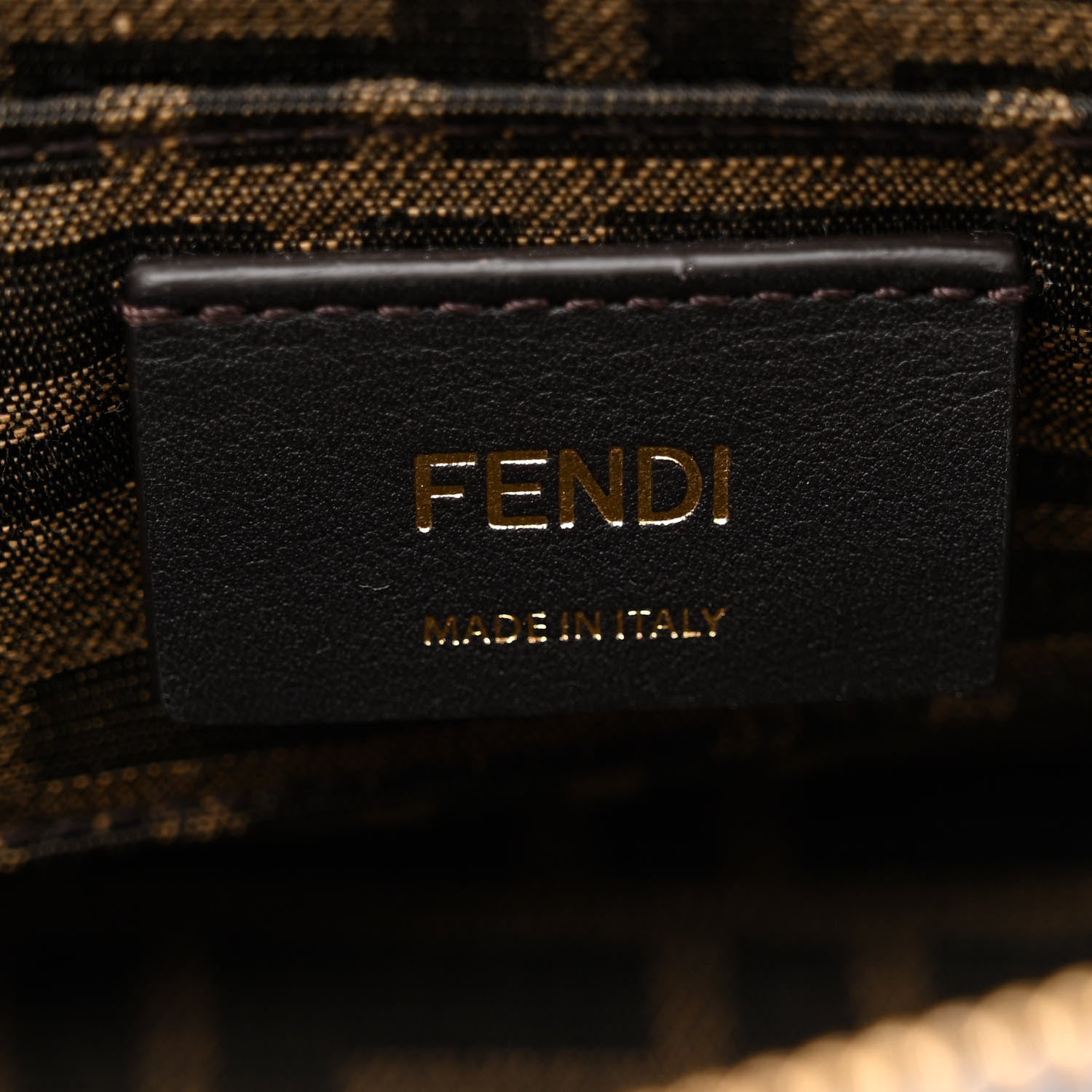 Fendi Denim Vitello King FF Mini By The Way Top Handle Boston Bag Tortora Nuvola 6 of 10