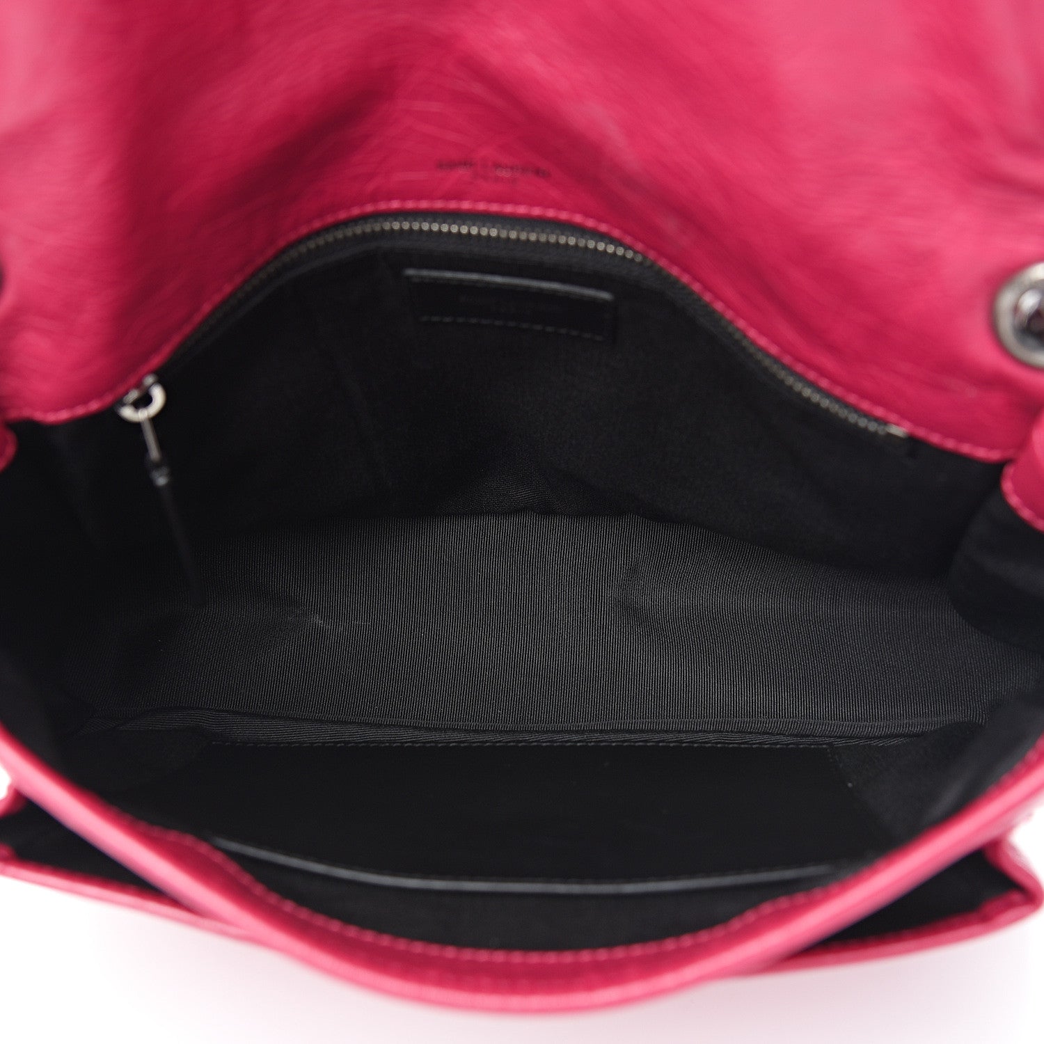 Saint Laurent Crinkled Calfskin Matelasse Monogram Medium Niki Chain Satchel Freesia 4 of 9