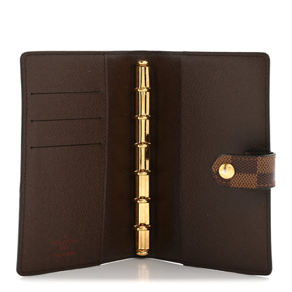 Louis Vuitton Damier Ebene Small Ring Agenda Cover 5 of 10
