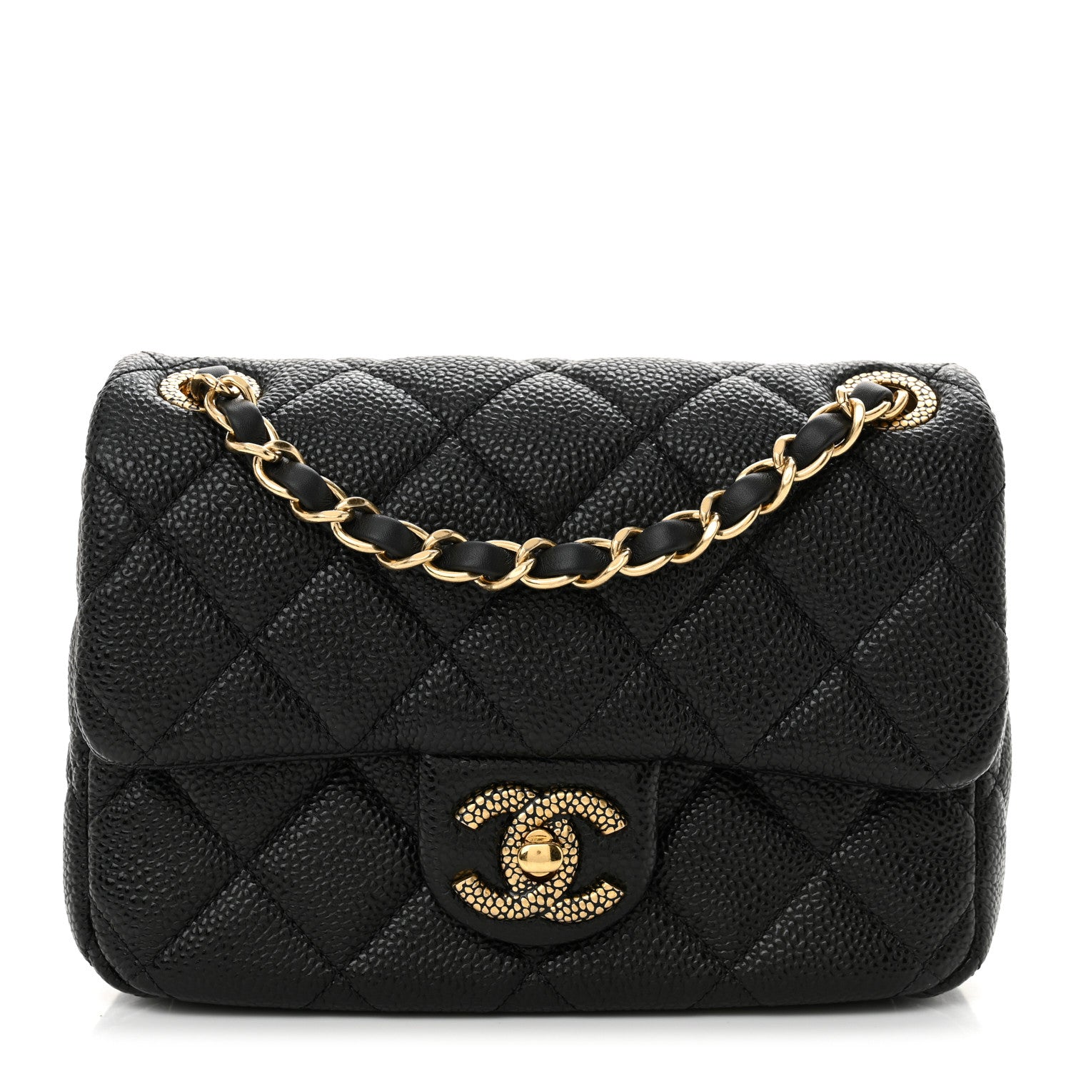 Chanel Grained Lambskin Quilted Mini Flap Black 1 of 11