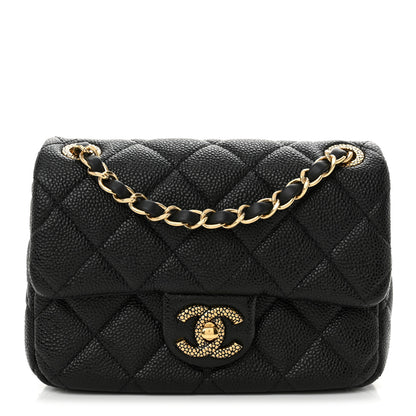Chanel Grained Lambskin Quilted Mini Flap Black 1 of 11
