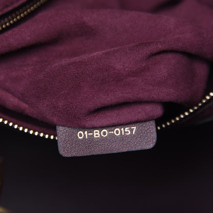 Christian Dior Calfskin Cannage Studded Medium Supple Lady Dior Deep Amaranth 8 of 8