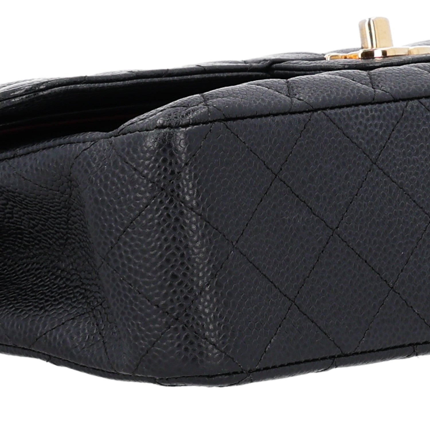 Chanel Caviar Quilted Medium Double Flap Black 9 of 10