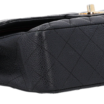 Chanel Caviar Quilted Medium Double Flap Black 9 of 10
