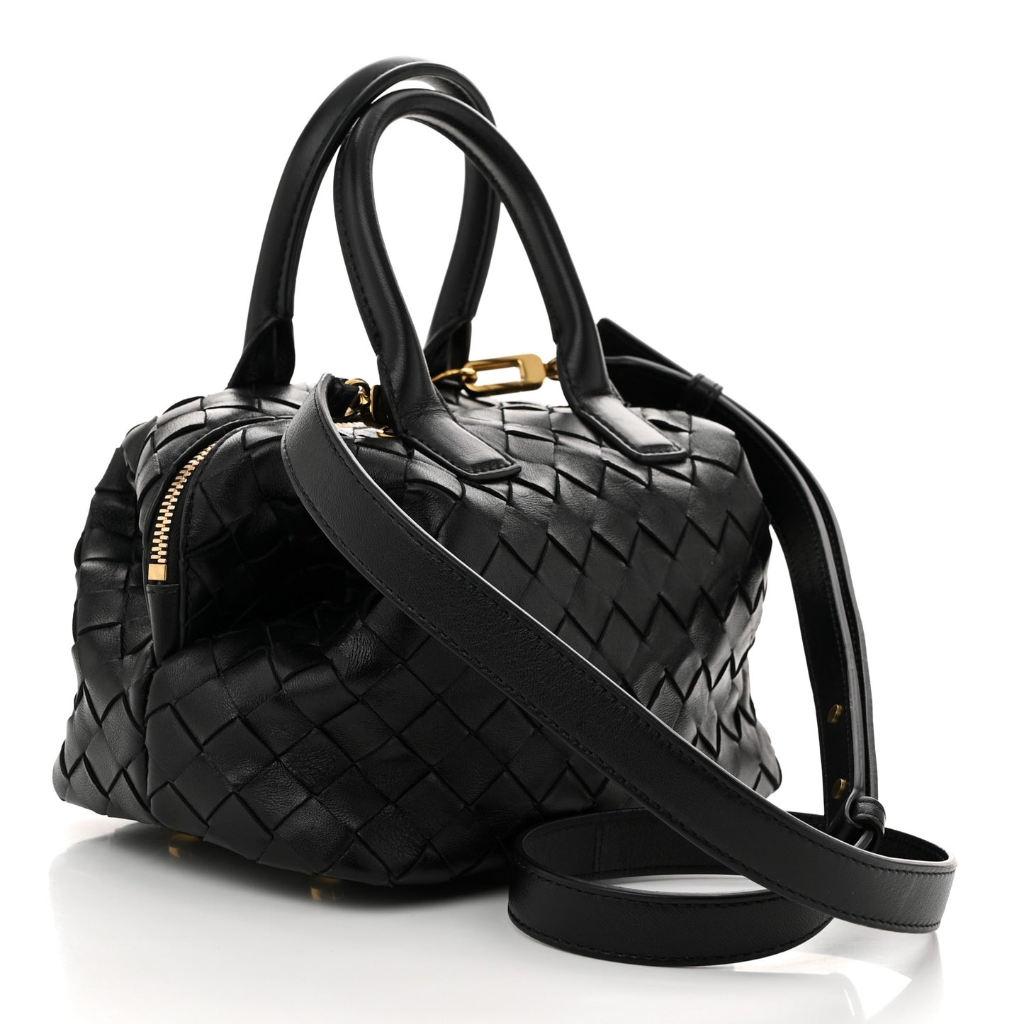 Nappa Intrecciato Bauletto Black
