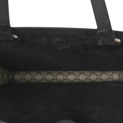 Gucci GG Supreme Monogram Dionysus Tote Beige Black 5 of 13