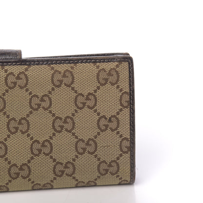 Gucci Monogram Abbey Continental Wallet Dark Brown 10 of 15