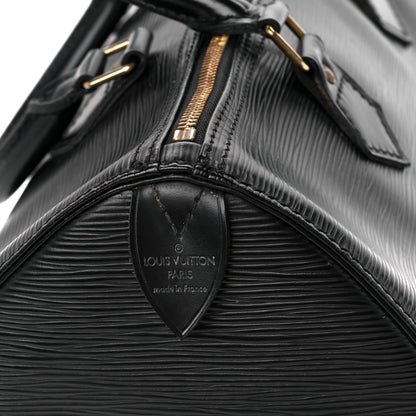 Louis Vuitton Epi Speedy 30 Black 9 of 13